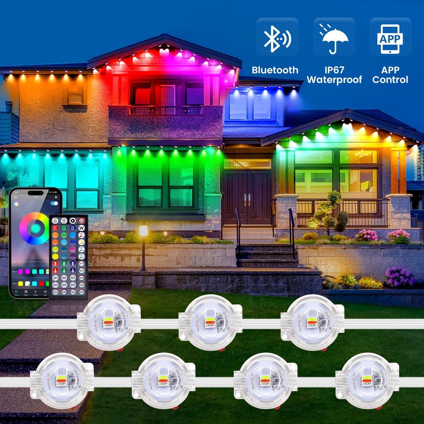 [BUY ONE GET ONE 35% OFF!] Argo Outdoor LED Lights Waterproof RGB Lights